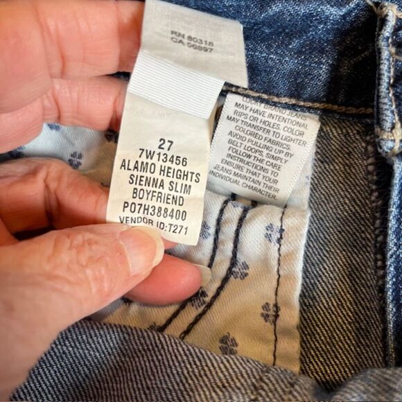 Lucky Brand Alamo Heights Sienna Slim Boyfriend Jeans Medium Wash Size 4 - Picture 15 of 15